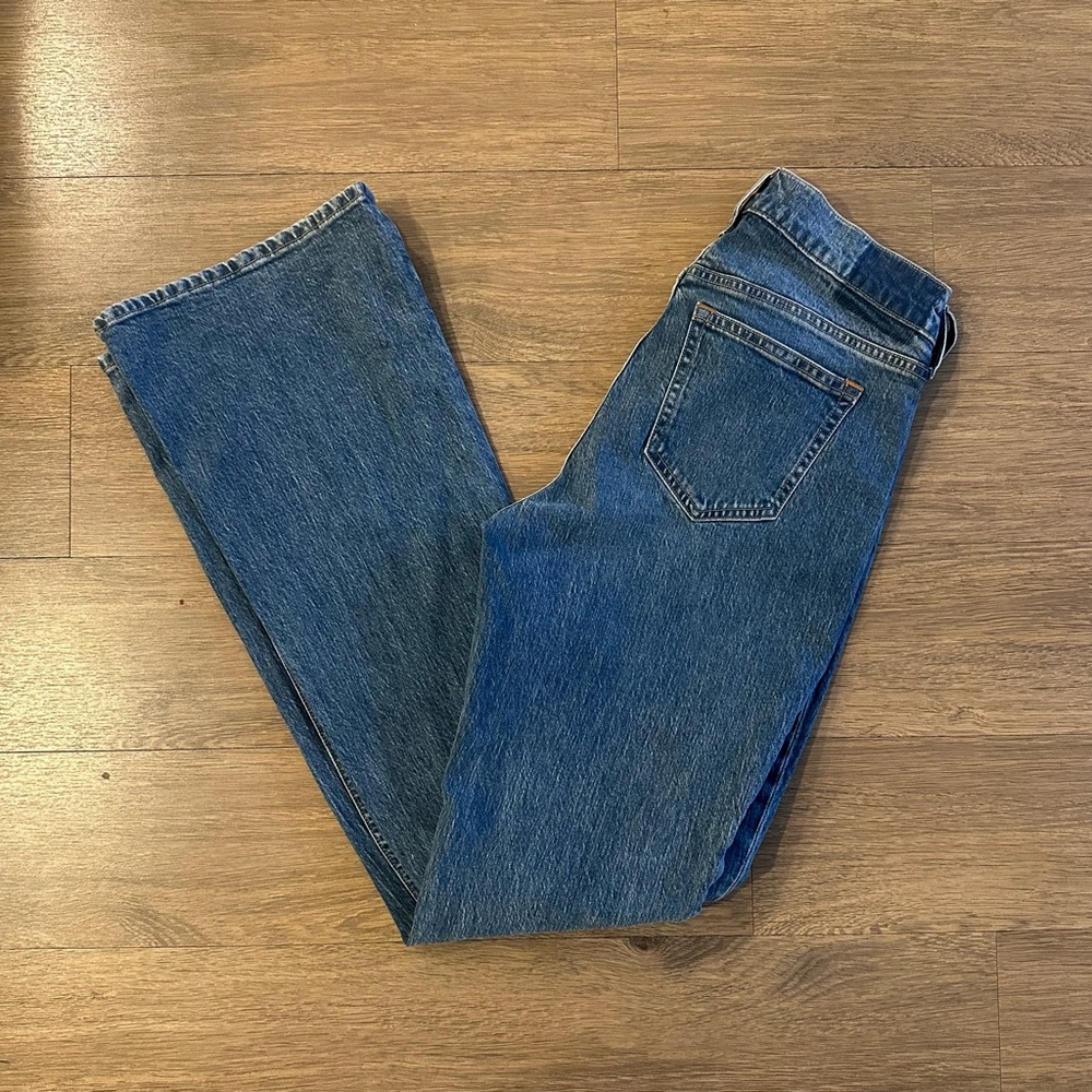 Abercrombie & Fitch Blue Bootcut Jeans